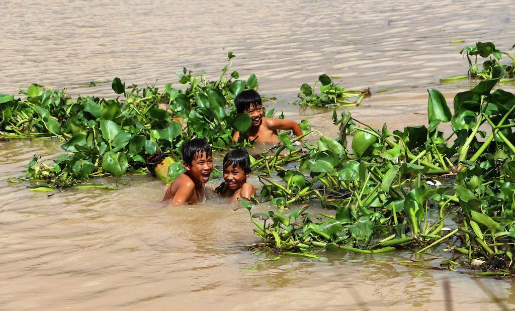Gite Nam Hien Mekong Cho Lach Exterior foto
