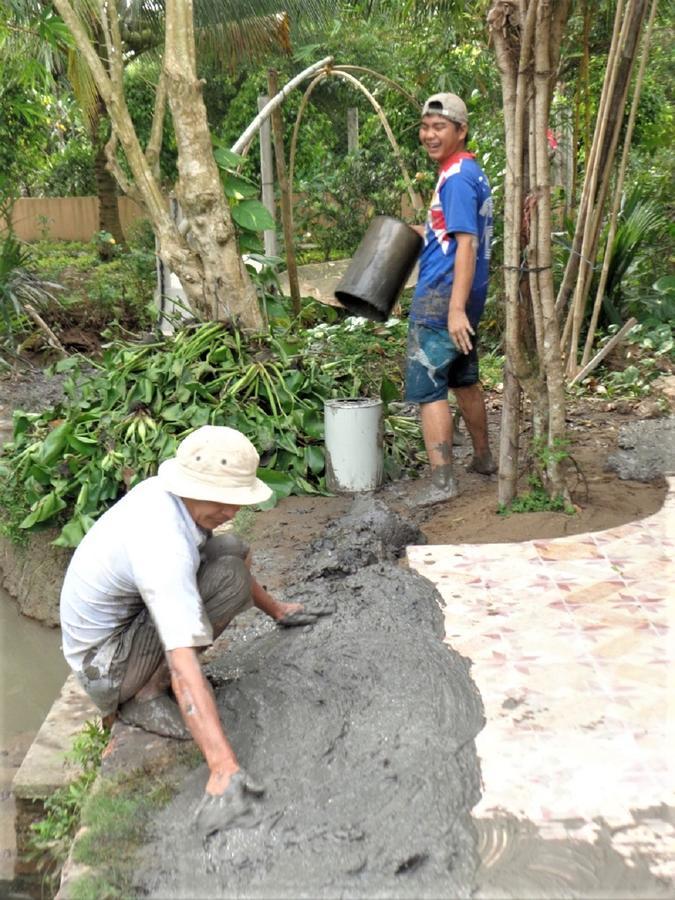 Gite Nam Hien Mekong Cho Lach Exterior foto
